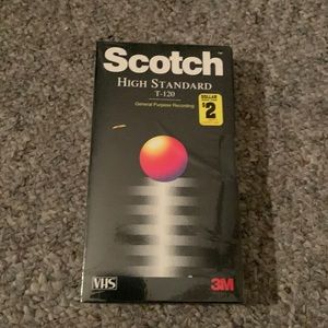 Scotch High Standard T-120 VHS Tape